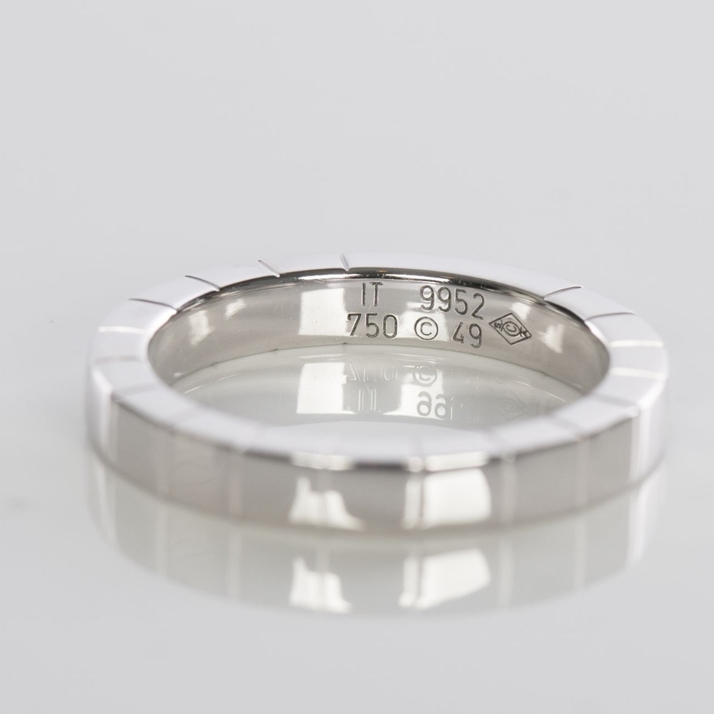 Authentic CARTIER 18k White Gold Lanières Ring - Picture 2 of 4